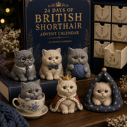 24-Day Festive Countdown, British Shorthair Themed Collectible Miniatures Blind Box thumbnail 3