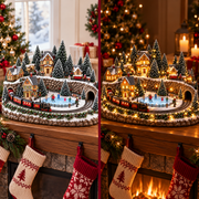 Animated Holiday Train & Ice Rink Scene thumbnail 11