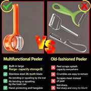 Retractable Splash-Proof Peeler — No More Messy Kitchen Counters 🥔✨ thumbnail 4