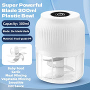 Cordless Mini Electric Garlic Chopper – Powerful & Efficient, Easy Clean & Perfect for Kitchen 🔪 thumbnail 6