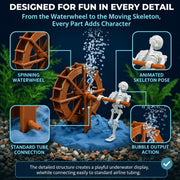 Dynamic Skeleton Aquarium Ornament thumbnail 3