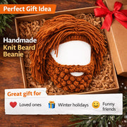 Handmade Punk Style Beanie with Attached Straight Hair Wig and Knitted Beard – Funny Winter Hat with Hair & Beard for Men | 🎁Free Shipping on Orders Over $50 thumbnail 6