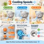 🐘 Hands-Free Food Cooling Fan – Cool Hot Meals Faster Without Blowing thumbnail 4