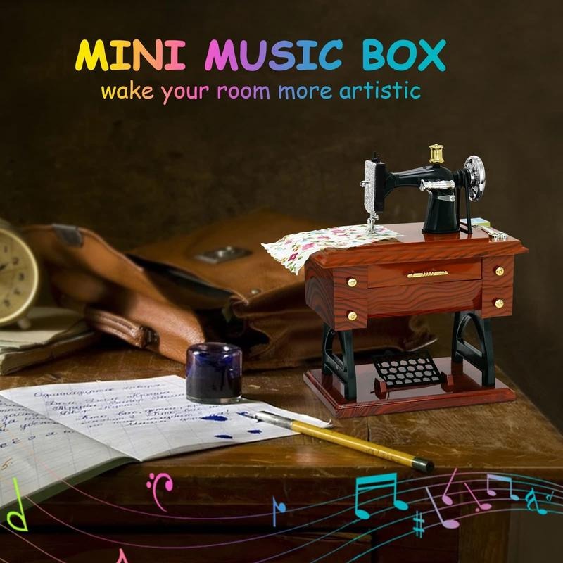 Vintage Sewing Music Box