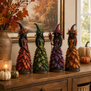 Enchanted Gothic Autumn Witch Figurine thumbnail 5