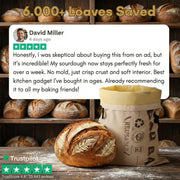 Premium 100% Cotton-Beeswax Bread Bags thumbnail 3