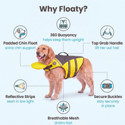 Floaty - Dog life jacket with Chinlift™ head rest thumbnail 9