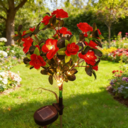 Solar Rhododendron Outdoor Flower Lights thumbnail 3