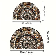 Coastal Spiral Pebble Shell Mat thumbnail 9