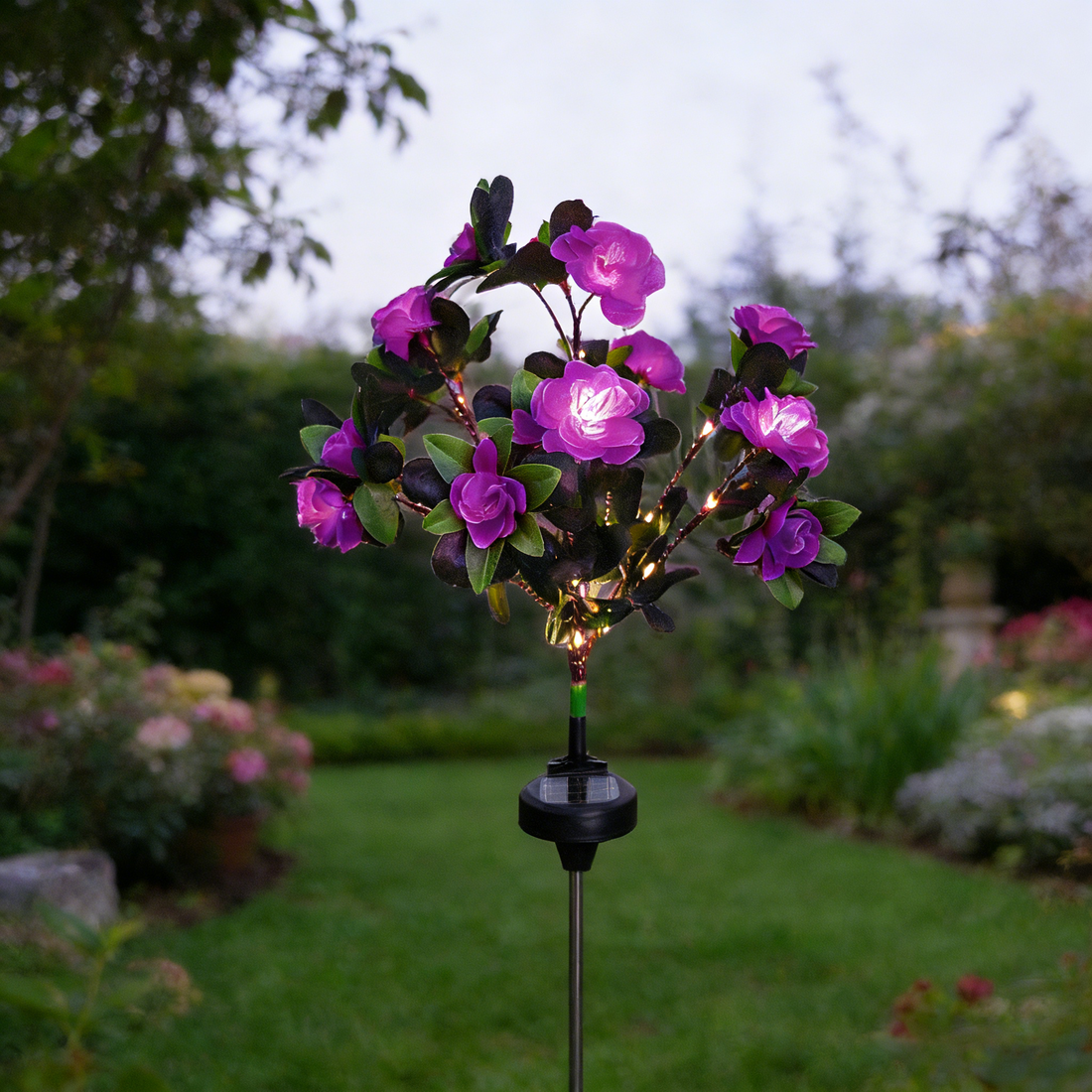 Solar Rhododendron Outdoor Flower Lights