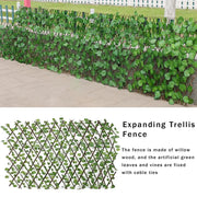 【Arbor Day】Privacy Fence Expandable Screen for Balcony Patio Outdoor,Decorative Faux Ivy Fencing Panel,Hide Unsightly Views, Realistic Leaf Design Garden thumbnail 8