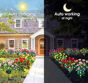 Solar Rhododendron Outdoor Flower Lights thumbnail 6