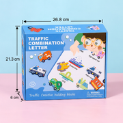 52-Piece Montessori-Style 3D Alphabet Building Blocks Set thumbnail 5