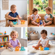 52-Piece Montessori-Style 3D Alphabet Building Blocks Set thumbnail 4