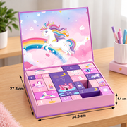 24-Day Unicorn Advent Calendar with Hair Accessories, Stickers & Surprise Gifts thumbnail 5