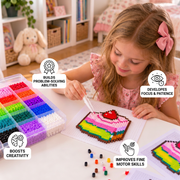 Premium Fuse Beads Set with Crafting Tools thumbnail 3