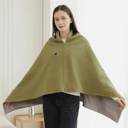 Portable Soft Zipper Electric Heated Blanket Shawl thumbnail 7