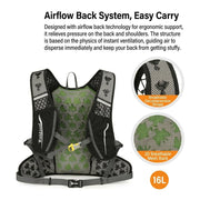Hydration Backpack, Outdoor Vest Pack thumbnail 4