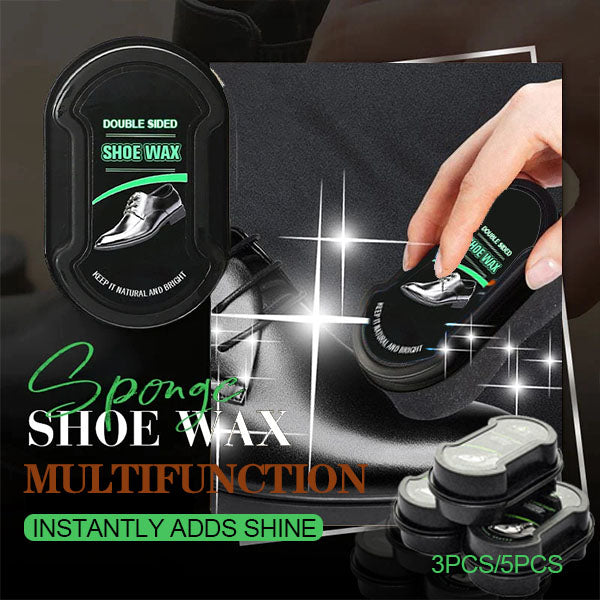 Portable Multi-Purpose Care Shoe Wax (including Shoe brush)👞✨Instant Shine, Anytime Anywhere!🧽