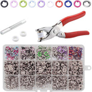 Snap Button DIY Craft Kit - Create Custom Clothing/Accessories with Easy-to-Use Tools and Multi-Color Buttons 🧵🎨 thumbnail 6