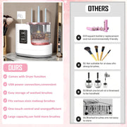 3-in-1 Electric Makeup Brush Cleaner thumbnail 3