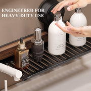 💥 Walnut Suction Cup Bathroom Shelf thumbnail 2