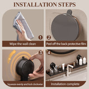 💥 Walnut Suction Cup Bathroom Shelf thumbnail 8