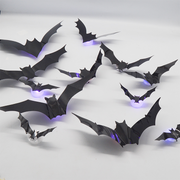 🦇Halloween 3D Bat LED Wall Light Decor thumbnail 3