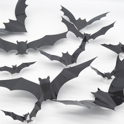🦇Halloween 3D Bat LED Wall Light Decor thumbnail 4