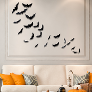🦇Halloween 3D Bat LED Wall Light Decor thumbnail 7