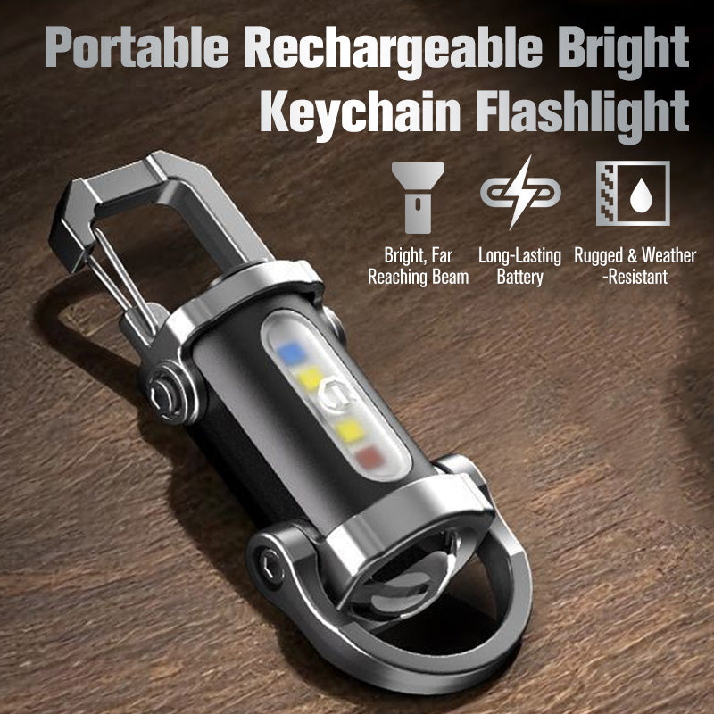 Rechargeable Keychain Flashlight – Ultra-Bright Mini Light for Everyday Carry ✨