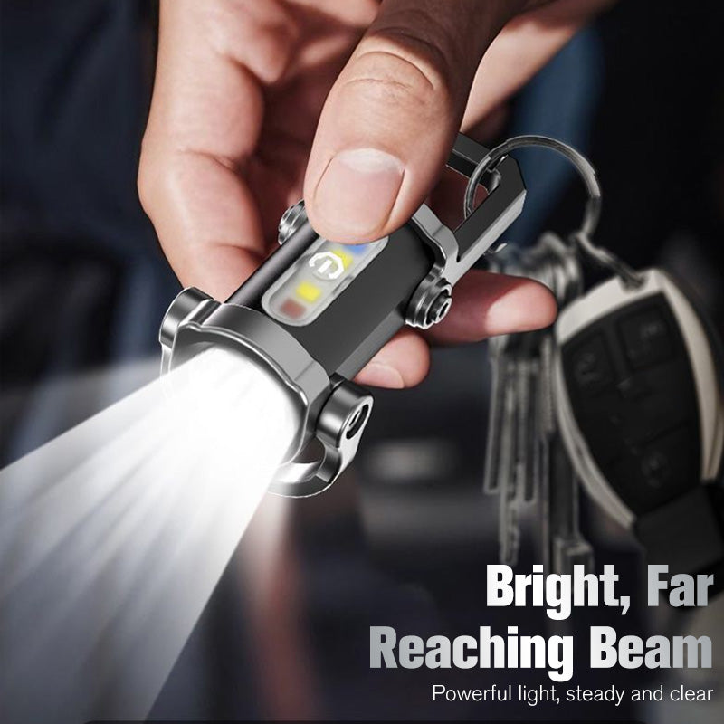 Rechargeable Keychain Flashlight – Ultra-Bright Mini Light for Everyday Carry ✨