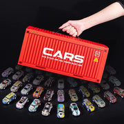 48 Mini Pull-Back Cars with Built-In Garage Set thumbnail 1