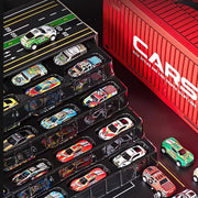 48 Mini Pull-Back Cars with Built-In Garage Set thumbnail 8