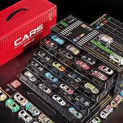 48 Mini Pull-Back Cars with Built-In Garage Set thumbnail 9