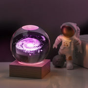 🔮3D Galaxy Crystal Ball Nightlight Decorlamp thumbnail 11