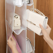 Hanging Handbag Dust-Proof Organizer with 6/8 Large Pockets thumbnail 2