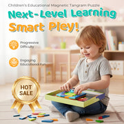 Educational magnetic tangram puzzle for children thumbnail 1