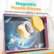Educational magnetic tangram puzzle for children thumbnail 3