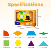 Educational magnetic tangram puzzle for children thumbnail 4