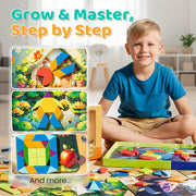 Educational magnetic tangram puzzle for children thumbnail 5