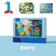 Educational magnetic tangram puzzle for children thumbnail 12