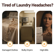 Portable 600W PTC Heating Clothes Dryer thumbnail 3
