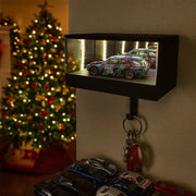 Infinity Mirror LED Garage Key Holder thumbnail 2