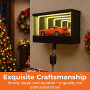 Infinity Mirror LED Garage Key Holder thumbnail 3