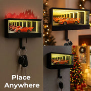Infinity Mirror LED Garage Key Holder thumbnail 4