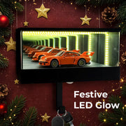 Infinity Mirror LED Garage Key Holder thumbnail 5