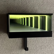 Infinity Mirror LED Garage Key Holder thumbnail 8