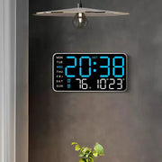 Multifunctional decorative LED digital wall clock, the limitless digital clock for the modern Norwegian home thumbnail 2