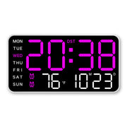 Multifunctional decorative LED digital wall clock, the limitless digital clock for the modern Norwegian home thumbnail 5